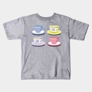 Tea Cups Kids T-Shirt